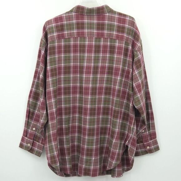 Lauren Ralph Lauren Brawley Button Up Down Shirt Womens Size 3X Plaid Old Money - Picture 4 of 8